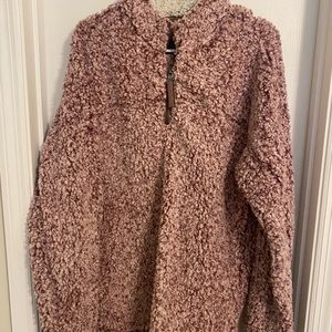 True Grit Frosty Tip Pullover Vintage wine